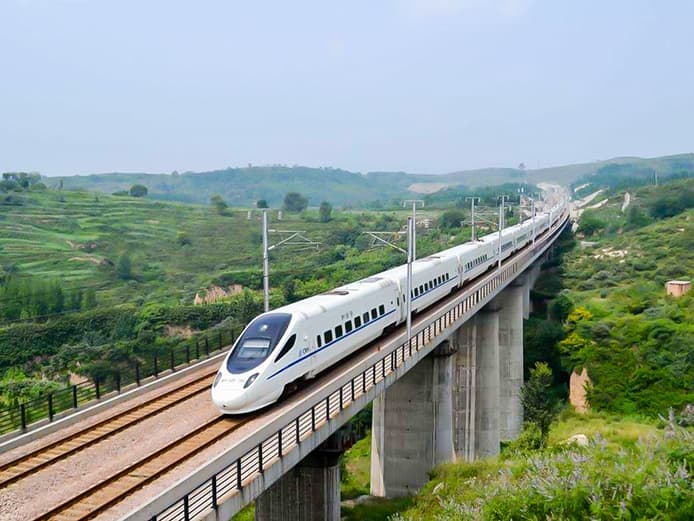 Chengdu to Guiyang HSR- Railway clearance frame